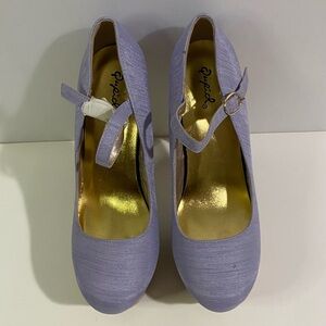 Qupid Women's 8.5 & 7.5 & 7 Purple Heels